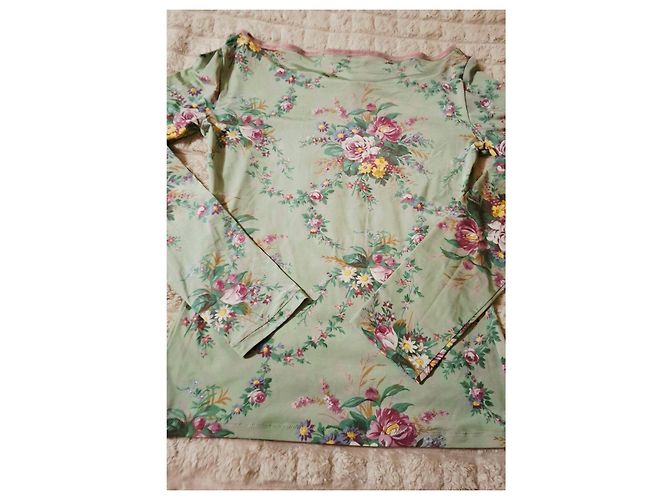 Camiseta de manga larga Blumarine con estampado floral Multicolor Verde - vista 12