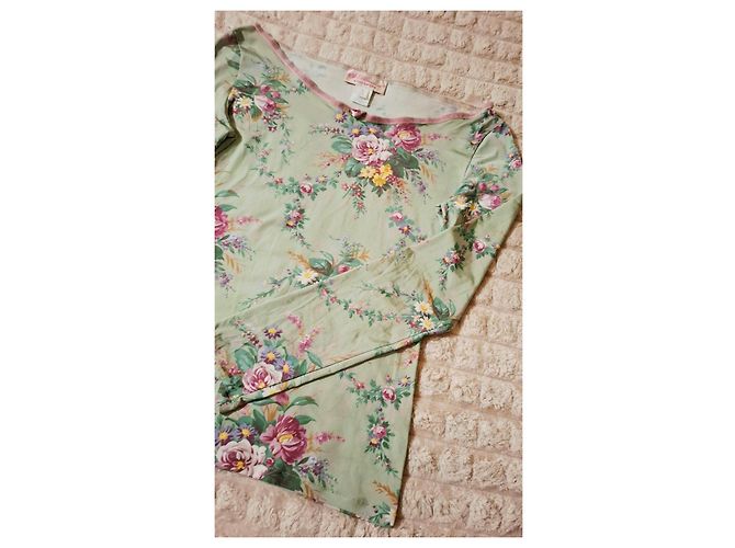 Camiseta de manga larga Blumarine con estampado floral Multicolor Verde - vista 17