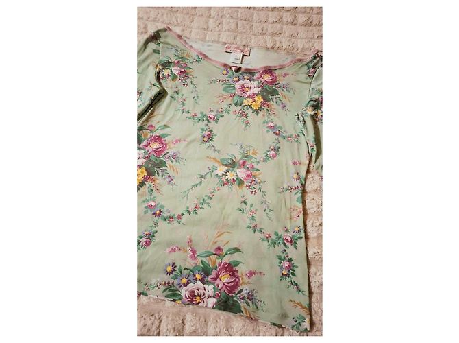 Camiseta de manga larga Blumarine con estampado floral Multicolor Verde - vista 7