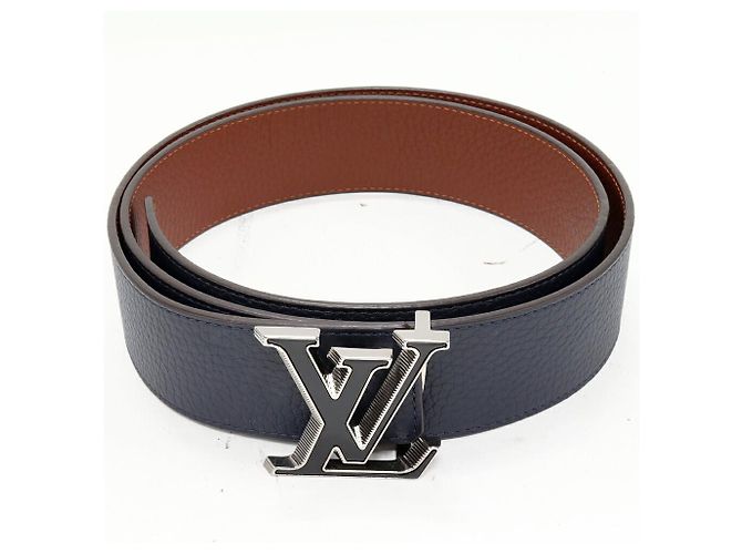 Cinturón reversible Taurillon LV Tilt de Louis Vuitton Azul - vista 3