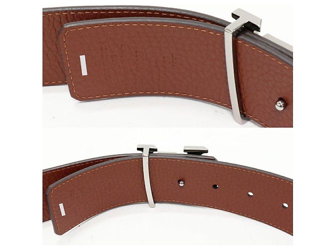 Cinturón reversible Taurillon LV Tilt de Louis Vuitton Azul - vista 4