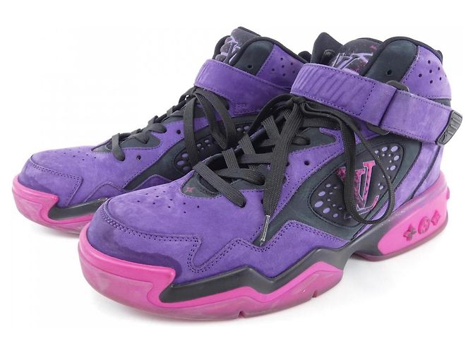 Sneakers LV Trainer 2 di Louis Vuitton Porpora - vista 3