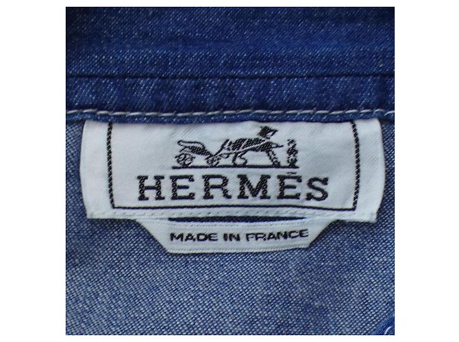 Giacca in denim Hermès Blu - vista 4