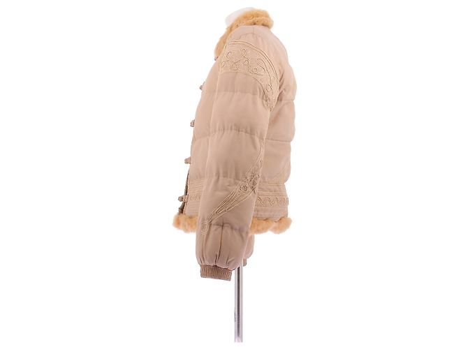 Abrigo beige Roberto Cavalli - vista 4
