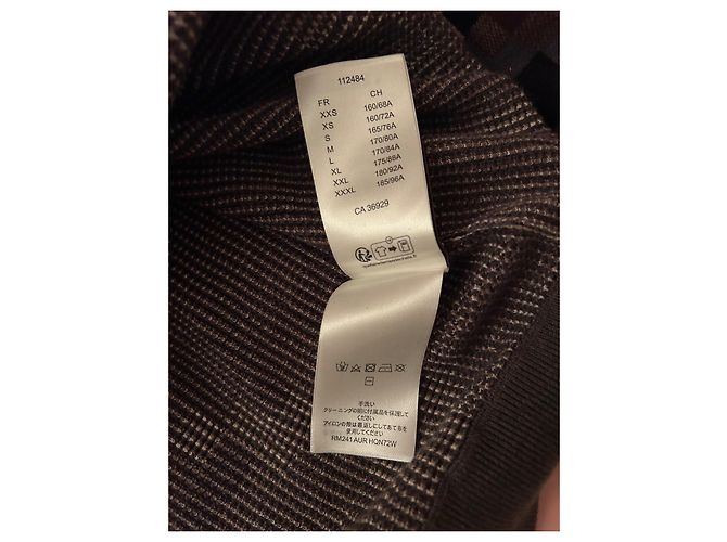 Louis Vuitton Jacquard Damier Pullover Khaki Baumwolle - Ansicht 6