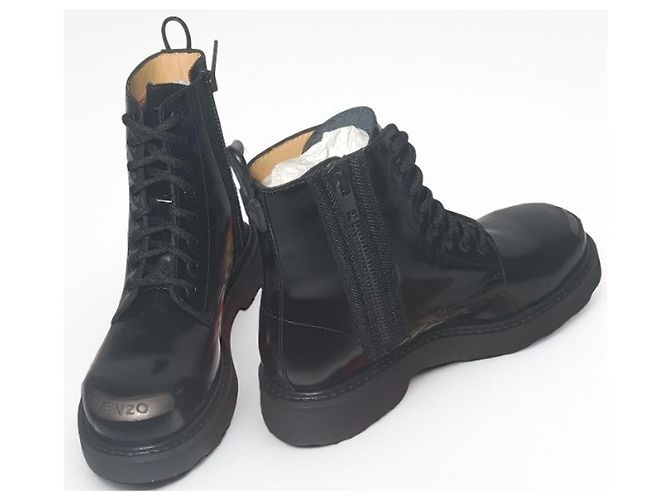 Stivaletti Kenzo Paris Kenzosmile – Pelle nera – Taglia 41 Nero - vista 6