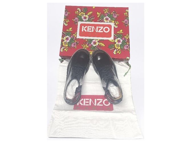 Stivaletti Kenzo Paris Kenzosmile – Pelle nera – Taglia 41 Nero - vista 7