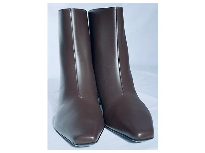 Autre Marque Loulou Saison Leder Stiefeletten – Braun – Größe 37 - Ansicht 7
