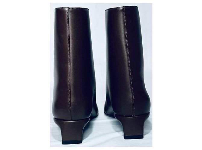 Autre Marque Loulou Saison Leder Stiefeletten – Braun – Größe 37 - Ansicht 9
