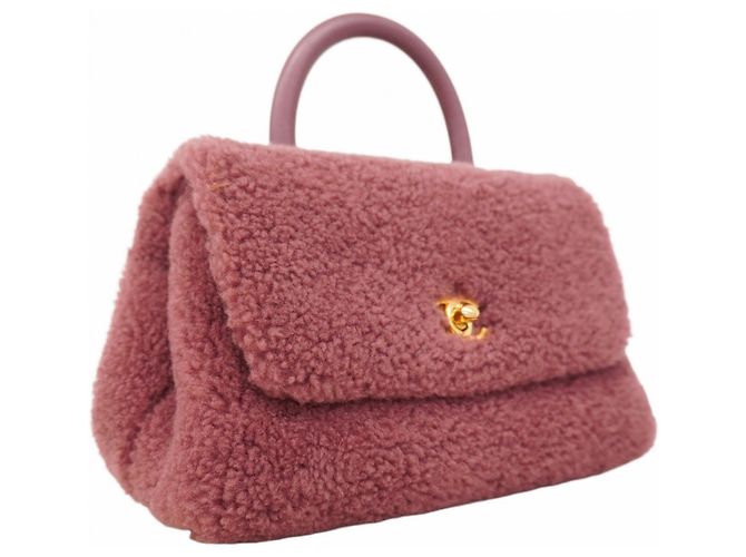 Coco Handle Borsa a mano Chanel viola Porpora - vista 2