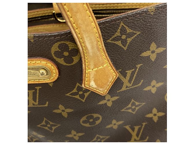 Borsa Tote Louis Vuitton Monogram Wilshire PM Marrone - vista 7