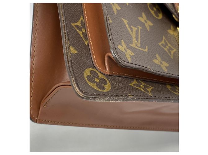 Borsa Monceau 28 Monogramma Louis Vuitton Marrone - vista 10