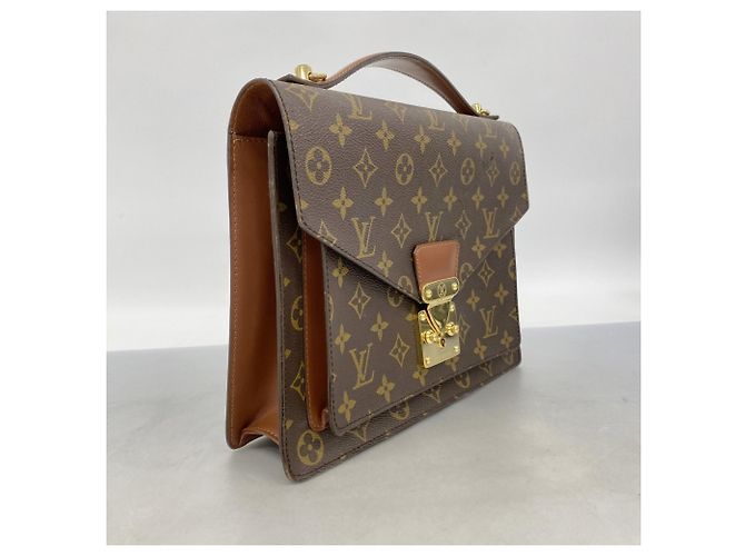 Borsa Monceau 28 Monogramma Louis Vuitton Marrone - vista 2
