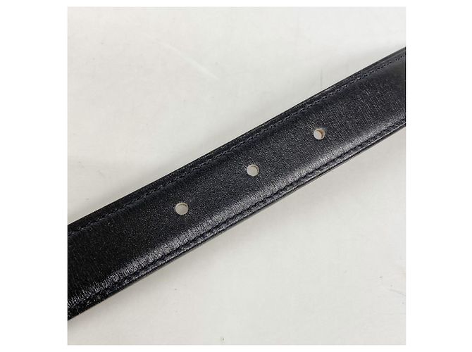 Cinturón Constance Box Calf Hermès Negro Dorado - vista 5