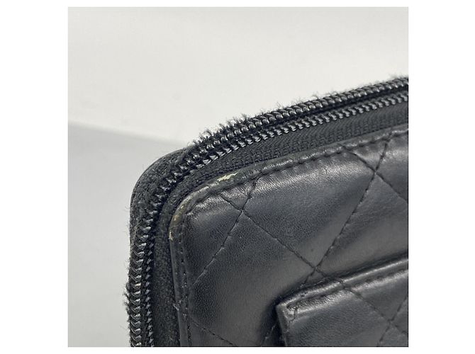 Chanel Cambon Lang Wallet Schwarz - Ansicht 10