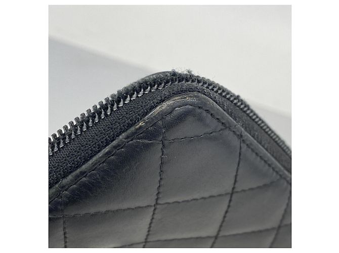 Chanel Cambon Lang Wallet Schwarz - Ansicht 14