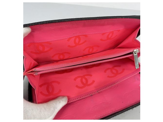 Chanel Cambon Lang Wallet Schwarz - Ansicht 7
