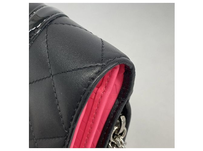 Portafoglio Chanel Cambon in agnello nero - vista 10
