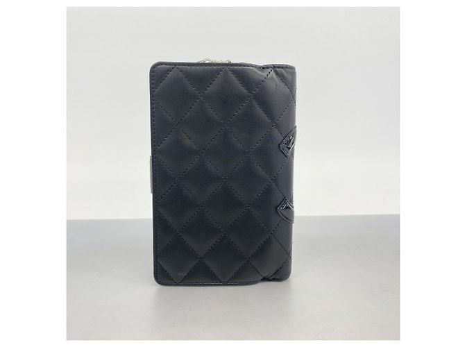 Portafoglio Chanel Cambon in agnello nero - vista 13