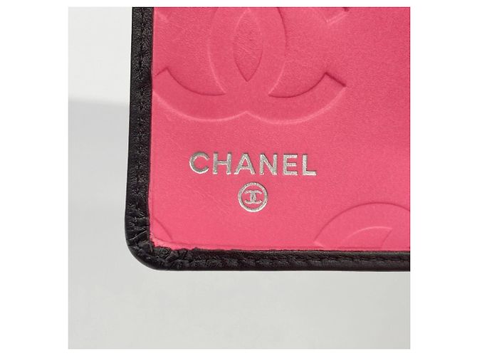 Portafoglio Chanel Cambon in agnello nero - vista 4