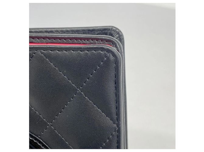 Portafoglio Chanel Cambon in agnello nero - vista 6