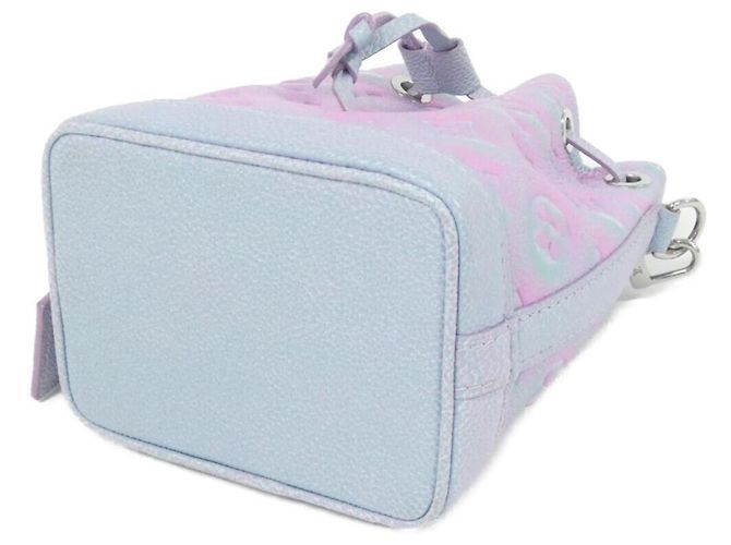 Noe Borsa a Spalla Nano Noé in Monogram Empreinte Louis Vuitton Porpora - vista 3