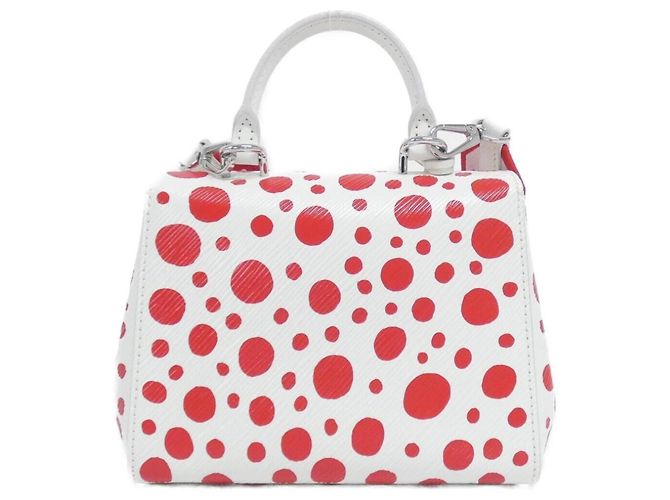 Borsa a mano mini Cluny Epi Louis Vuitton Bianco Rosso - vista 2