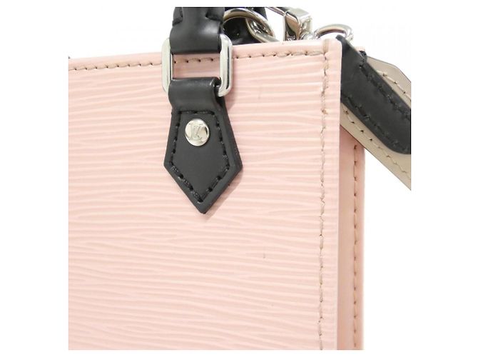 Borsa a Spalla Petite Sac Plat Epi Louis Vuitton Rosa - vista 6