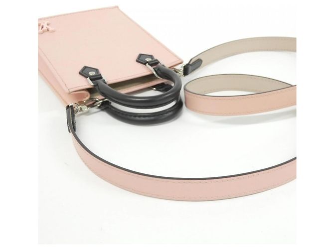 Borsa a Spalla Petite Sac Plat Epi Louis Vuitton Rosa - vista 8