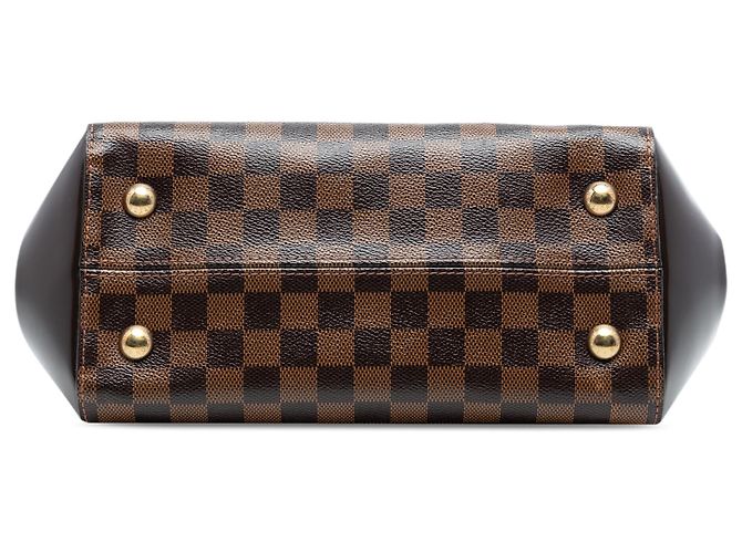 Louis Vuitton Marrone Damier Ebene Rivoli MM - vista 3