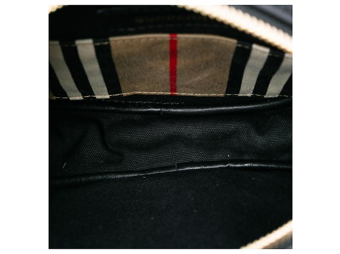 Bolso cruzado Louise de lona con rayas icónicas marrones de Burberry Castaño Beige - vista 4