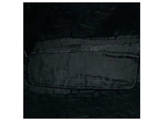 Fendi Schwarze Zucca Canvas Tote - Ansicht 4