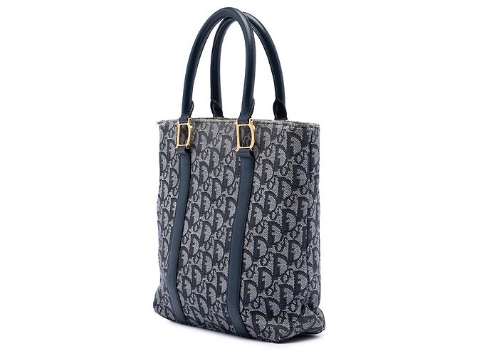 Bolso Tote de lona Trotter Diorissimo azul de Dior - vista 2