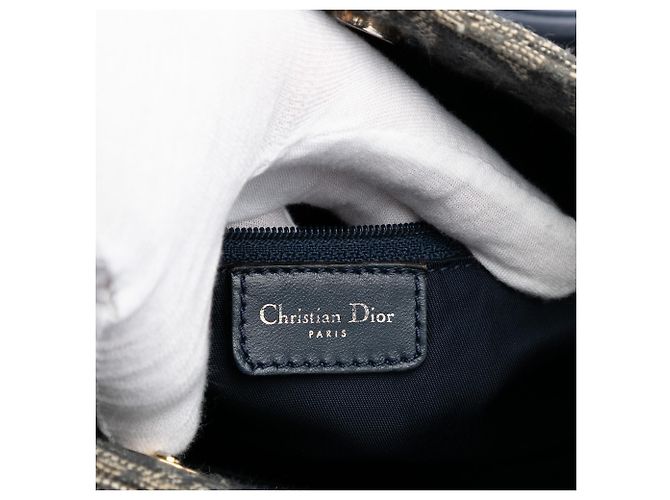 Bolso Tote de lona Trotter Diorissimo azul de Dior - vista 5