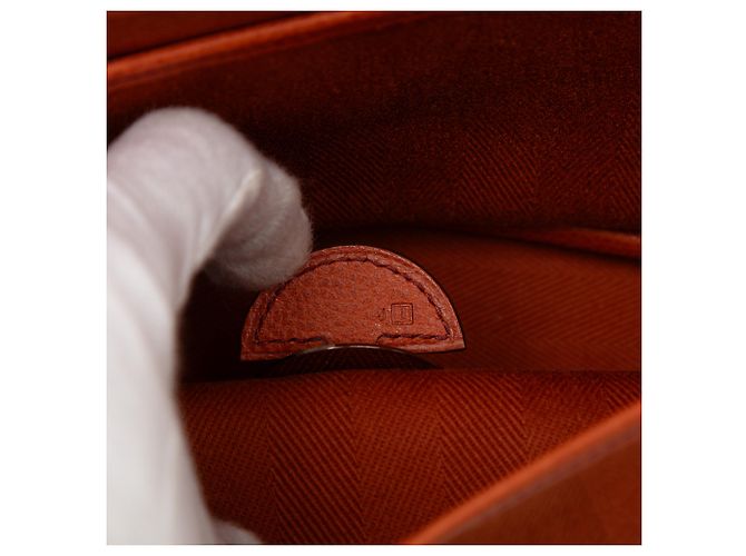 Borsa Colorado PM in Vacca Liege e Tela Arancione Hermès - vista 6