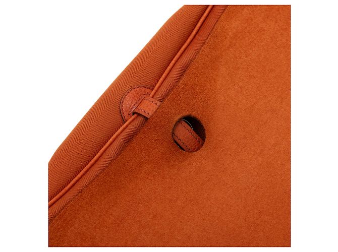 Borsa Colorado PM in Vacca Liege e Tela Arancione Hermès - vista 7