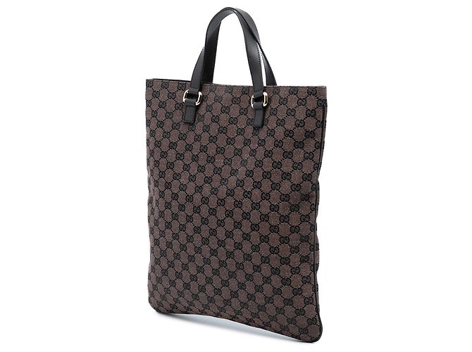 Gucci Braune GG Canvas Tote - Ansicht 2