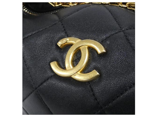 Borsa a spalla in agnello nero Chanel AS3242 - vista 4