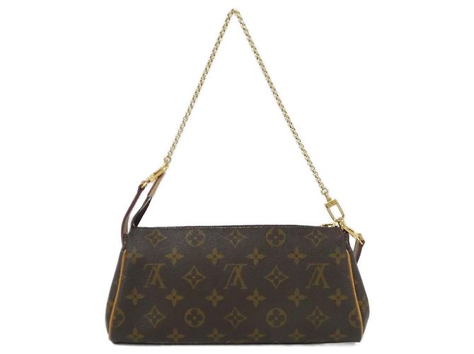 Borsa a Spalla Eva Monogramma Louis Vuitton Marrone - vista 2