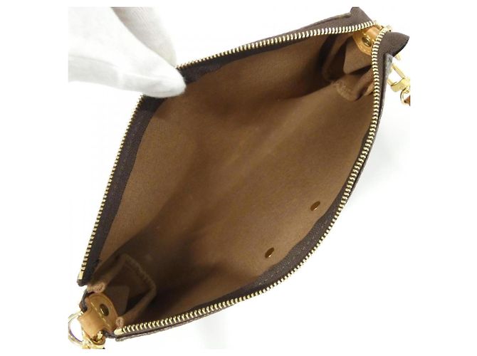 Borsa a Spalla Eva Monogramma Louis Vuitton Marrone - vista 9