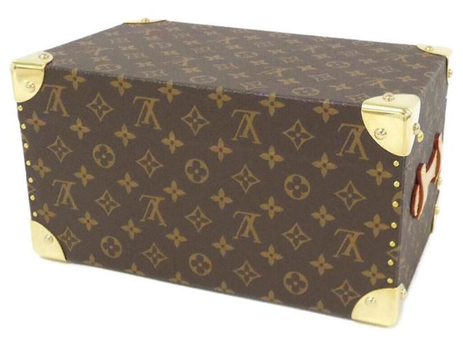 Custodia per gioielli Mini Malle Bijou Monogram Louis Vuitton Marrone - vista 2