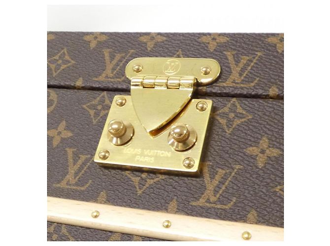 Custodia per gioielli Mini Malle Bijou Monogram Louis Vuitton Marrone - vista 5