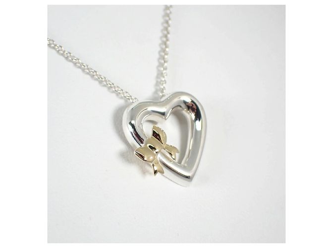 Tiffany & Co Collar Péndulo Corazón Cinta Tiffany - vista 4