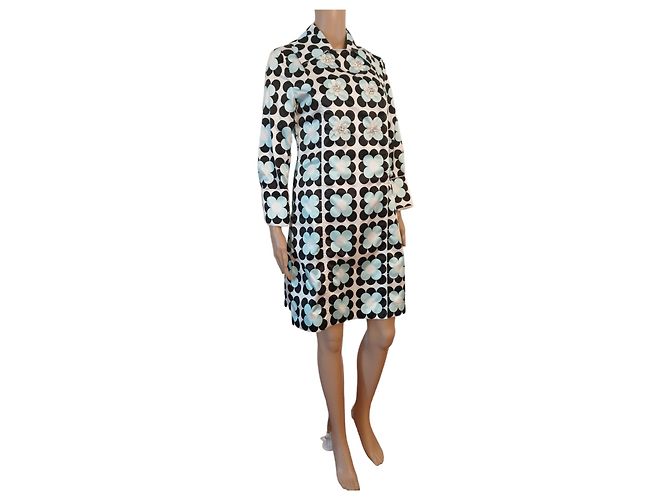 Abrigo Parka Shirley Moncler Genius x Richard Quinn 2020 Azul - vista 4