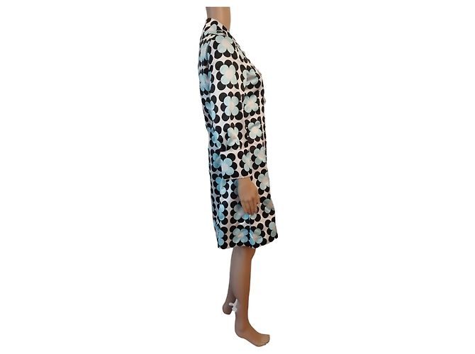 Abrigo Parka Shirley Moncler Genius x Richard Quinn 2020 Azul - vista 5
