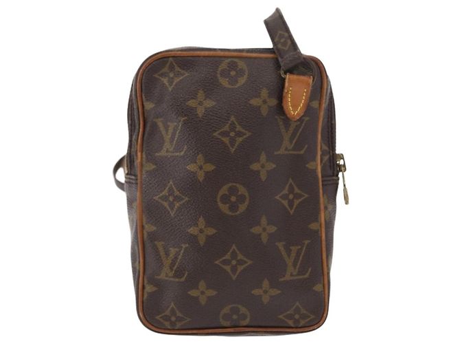 Borsa Amazone Louis Vuitton in tela Monogram PM Marrone - vista 2