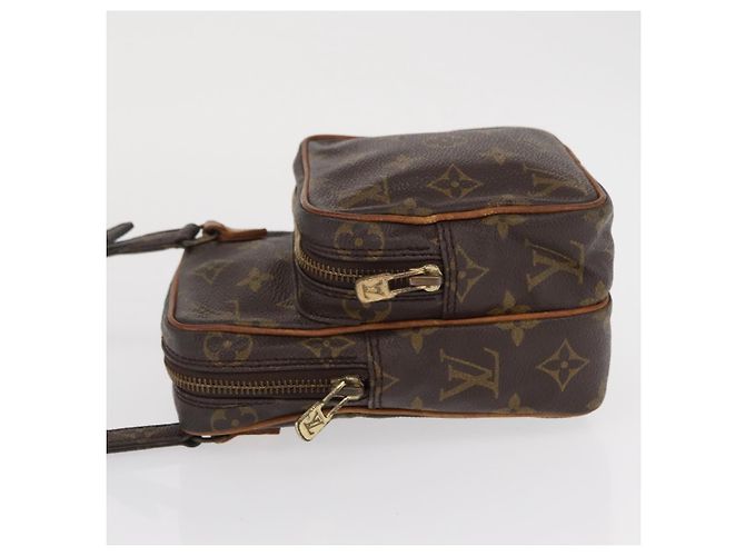Borsa Amazone Louis Vuitton in tela Monogram PM Marrone - vista 4