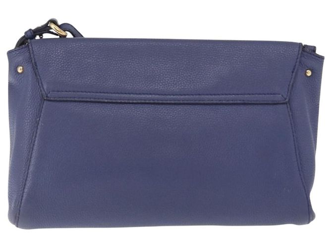 Salvatore Ferragamo Abbey Leather Azul marino - vista 2