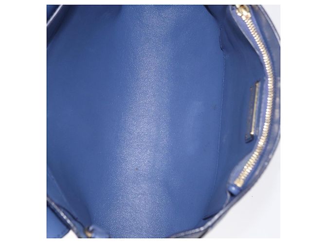 Salvatore Ferragamo Abbey Leather Azul marino - vista 5