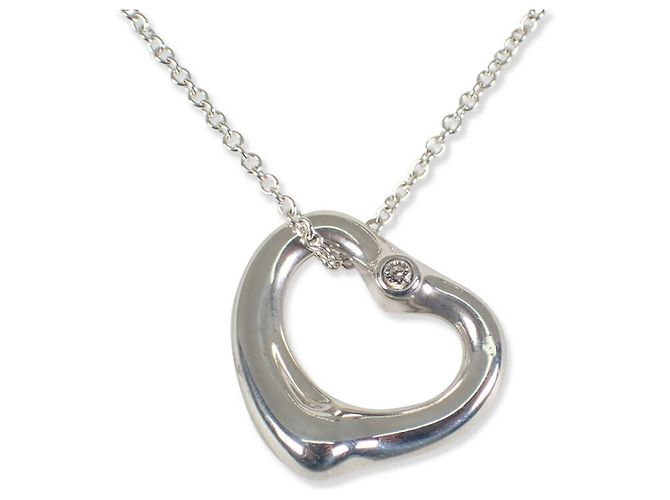 Tiffany & Co Collar Péndulo Corazón Diamante 2P Tiffany 925 - vista 2